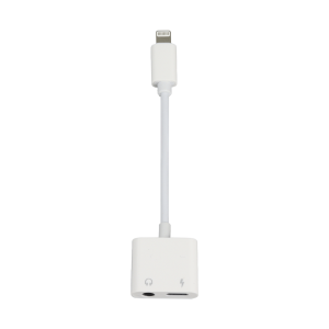 ADAPTADOR LIGHTNING A 3.5MM + CARGA