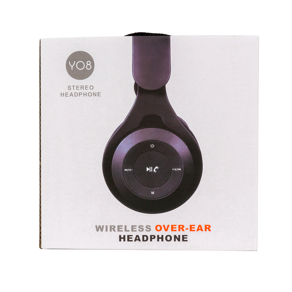 AUDÍFONOS BLUETOOTH BLACK Y08 - Image 5