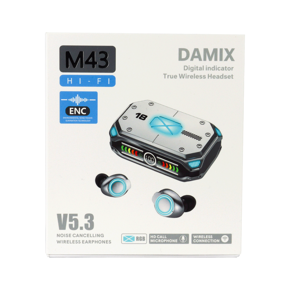 AUDIÍFONOS BLUETOOTH TWS 1.200MAH M44 - Image 7