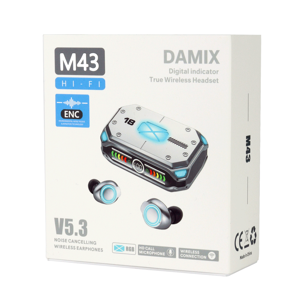 AUDIÍFONOS BLUETOOTH TWS 1.200MAH M44 - Image 8