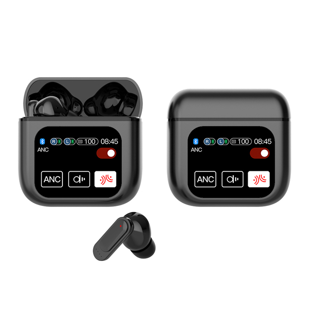 AUDIFONOS BT TWS PANTALLA BLACK - SE-60