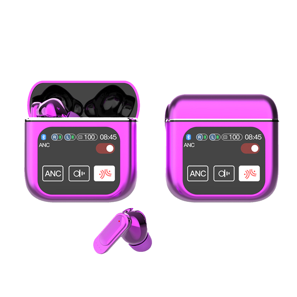 AUDIFONOS BT TWS PANTALLA PINK - SE-60