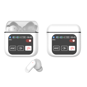 AUDIFONOS BT TWS PANTALLA WHITE - SE-60