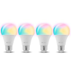 BOMBILLA INTELIGENTE WIFI MULTICOLOR 4PK