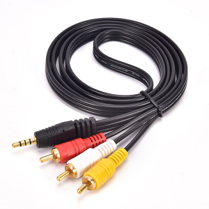 CABLE 3.5MM A 3 RCA MACHO 1.5MTR