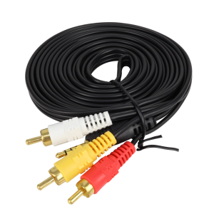 CABLE 3.5MM A 3 RCA MACHO 3MTR
