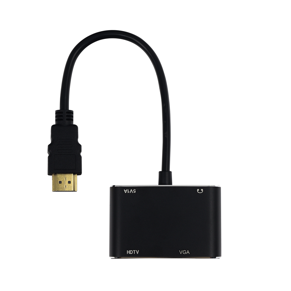 CABLE ADAPTADOR HDMI A HDMI + VGA - Image 10