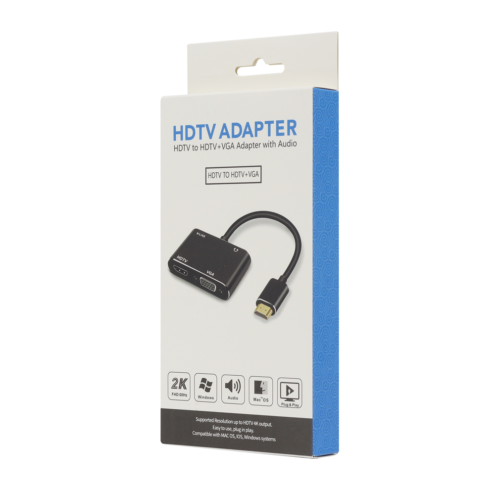 CABLE ADAPTADOR HDMI A HDMI + VGA - Image 8