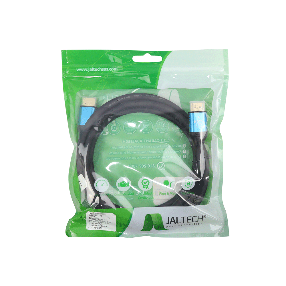 CABLE HDMI 1.5 MTS PREMIUM 19+1 4K V2.0 - Image 3
