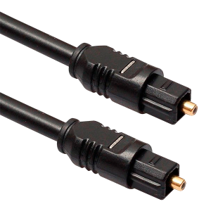 CABLE OPTICO DE AUDIO BLACK 1.8MTS