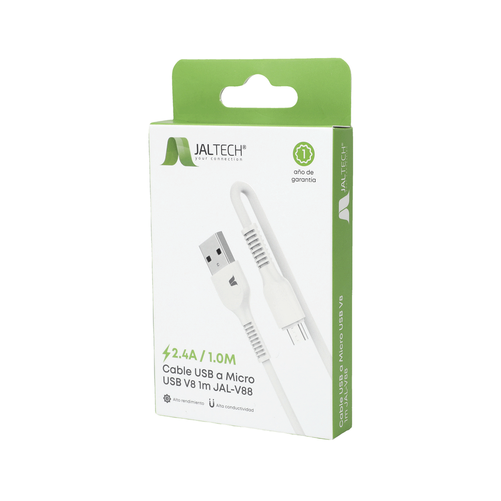 CABLE USB A MICRO USB V8 1M JAL-V88 - Image 2