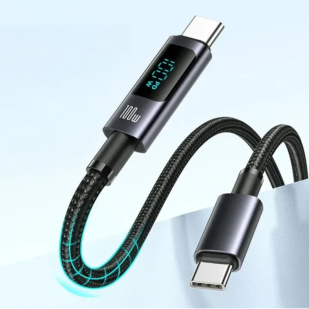 CABLE USB A TIPO C 100W LCD 1M - Image 2