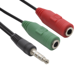 CABLE ADAPT. 3.5MM A MIC Y AUDIO