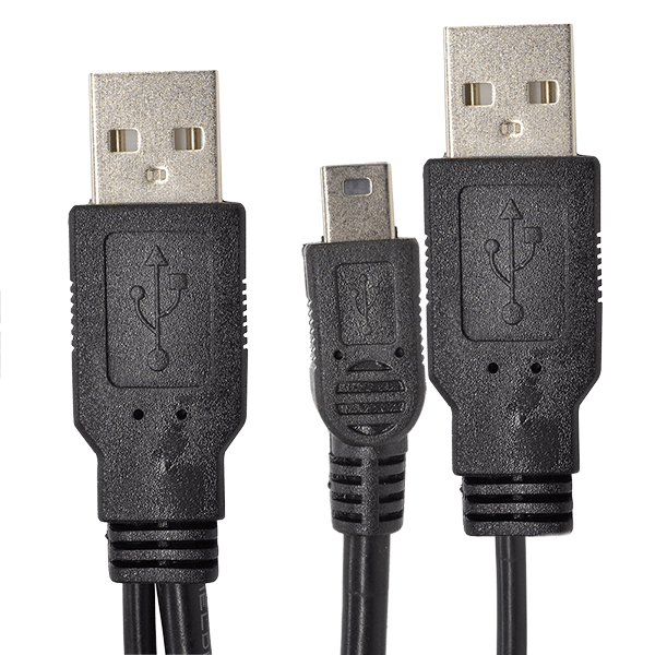 CABLE DUAL USB A 5 PINES - Image 2
