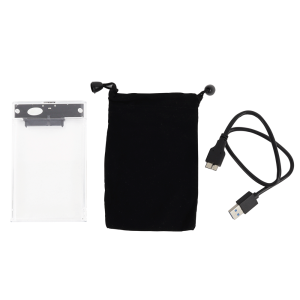 CAJA SATA 2.5 Plg USB 3.0 TRANSPARENTE