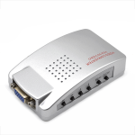 CAJA CONVERTIDORA VGA A S-VIDEO Y RCA