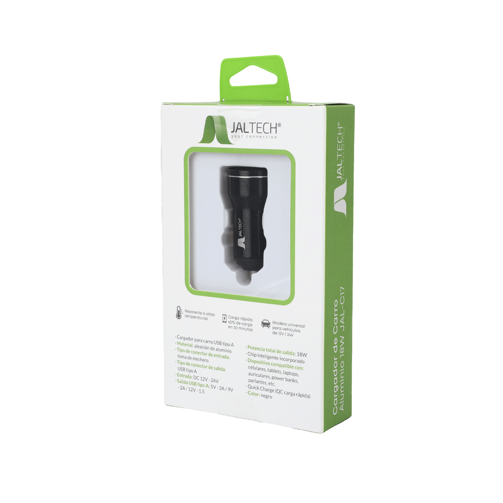 CAGADOR DE CARRO ALUMINIO 18W JAL-C17 - Image 4