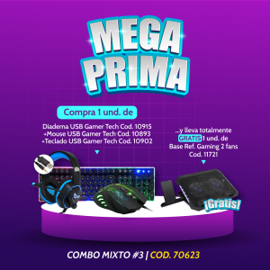 COMBO 3 MIXTO JUNIO MEGAPRIMA