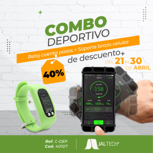 COMBO DEPORTIVO CON 40% DE DESCUENTO