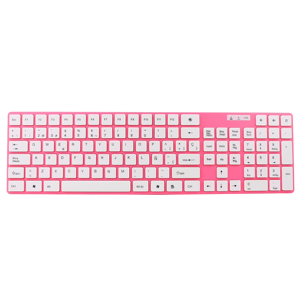 COMBO MOUSE TECLADO INALÁMBRICO PINK - Image 3