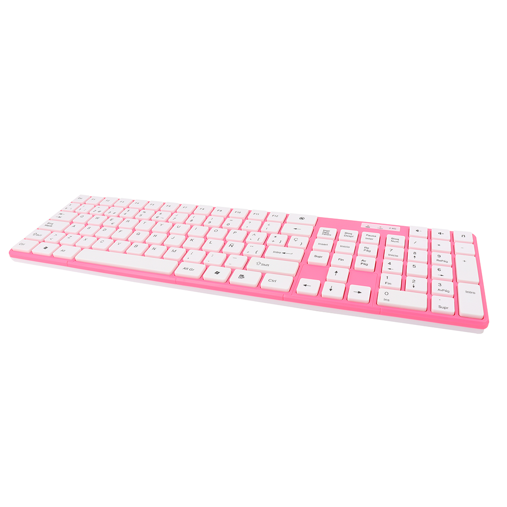 COMBO MOUSE TECLADO INALÁMBRICO PINK - Image 4
