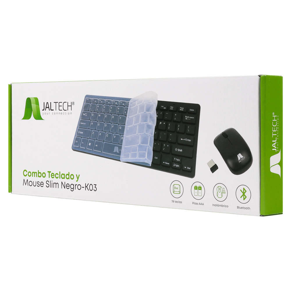 COMBO TECLADO MOUSE SLIM NEGRO - Image 2
