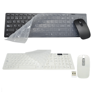 COMBO MOUSE TECLADO INALÁMBRICO WHITE