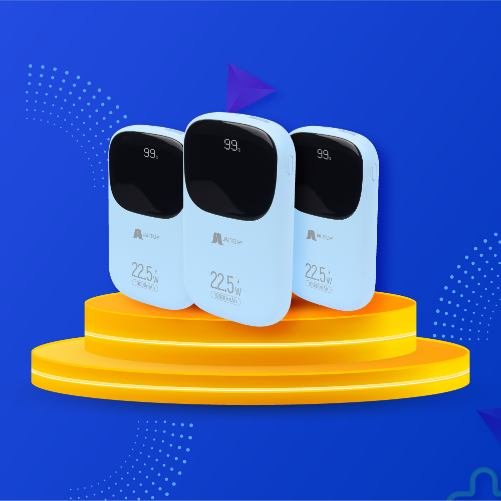 POWER BANK 10,000 mAh PANTALLA DIGITAL JAL-P03