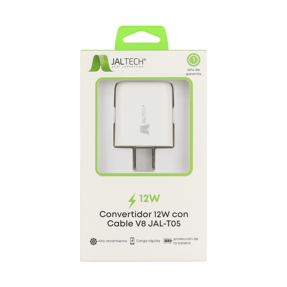 CONVERTIDOR 12W CON CABLE V8 JAL-T05 - Image 4
