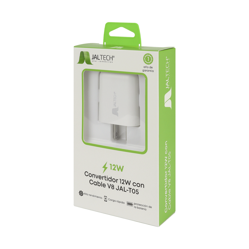 CONVERTIDOR 12W CON CABLE V8 JAL-T05 - Image 5