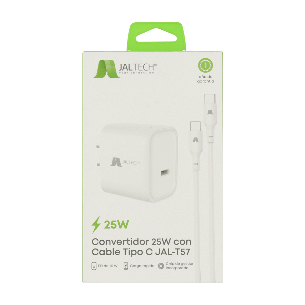 CONVERTIDOR 25W CON CABLE TIPO C JAL-57 - Image 4