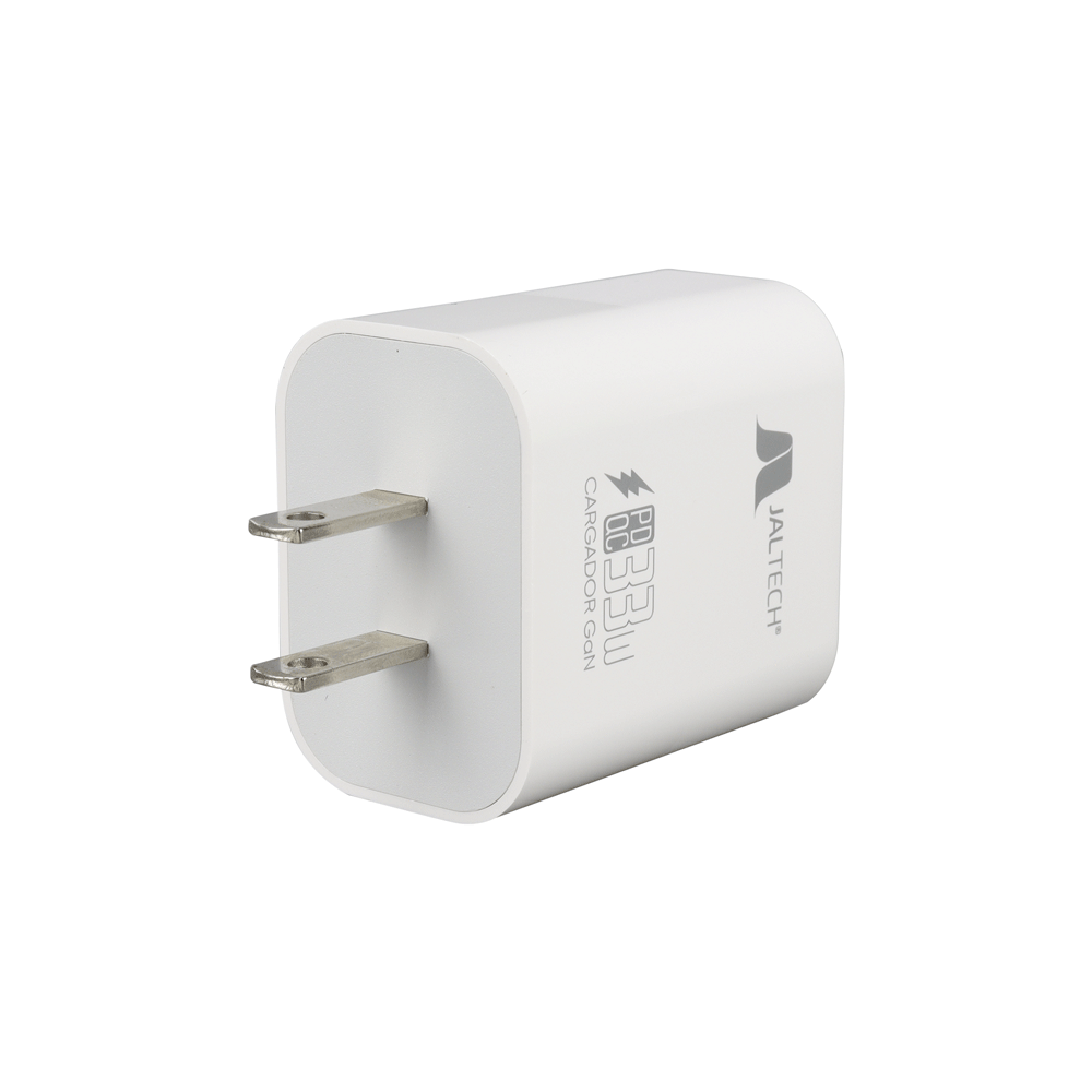 CONVERTIDOR GaN 33W QC 3.0 CON CABLE TIPO C JAL-T47