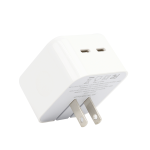 CONVERTIDOR USB TIPO C DUAL DE PARED 35W PD