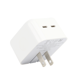 CONVERTIDOR USB TIPO C DUAL DE PARED 35W PD