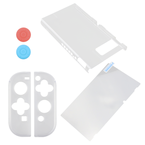 FUNDA PROTECTORA CRISTAL 6 EN 1 NINTENDO SWITCH - HSSW370