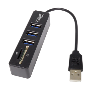 HUB USB 2.0 COMBO 3 EN 1