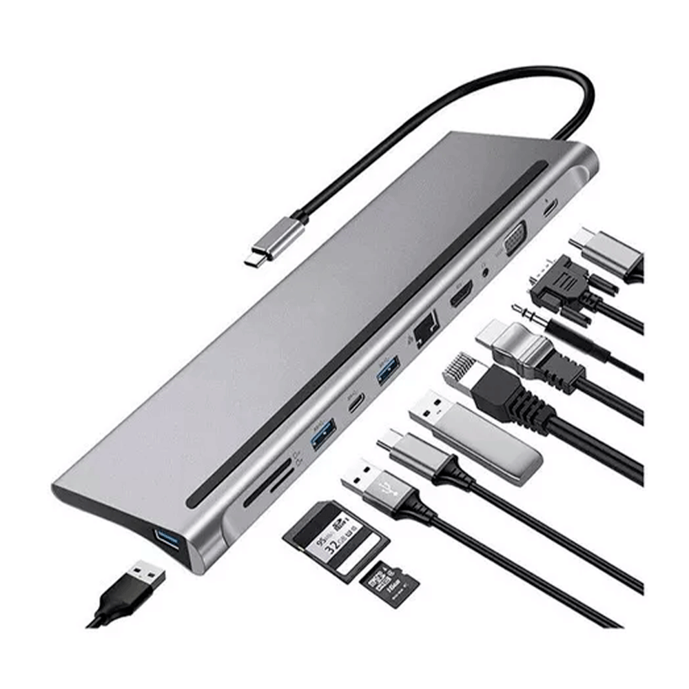 HUB USB TIPO C 12 EN 1 DOCKING - Image 2