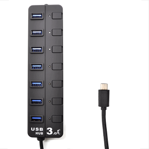 HUB TIPO C USB 3.0 X 7PORTS