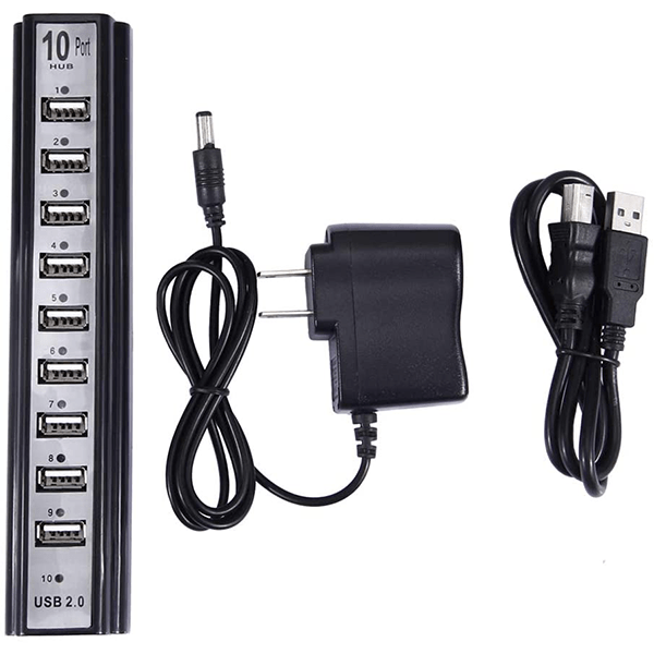 HUB USB 2.0 POWER X10