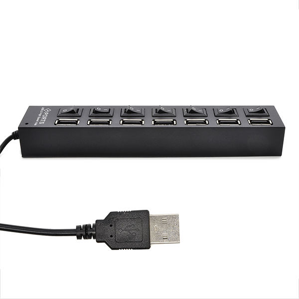 HUB USB 2.0 SWITCH LED X7 - Image 2