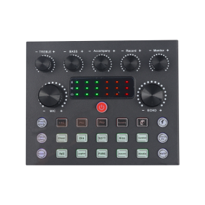 KIT MIC PRO CONDENSADOR + TARJETA DE SONIDO