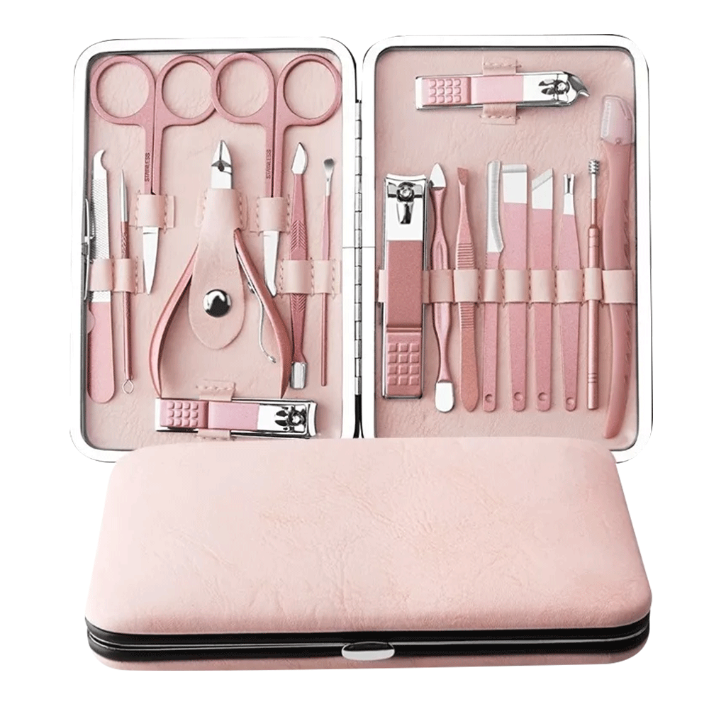 KIT DE MANICURE Y PEDICURE X 17 UNDS