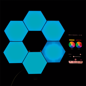 LUCES HEXAGONALES X6