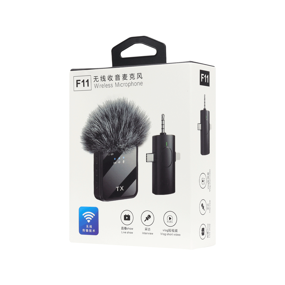 MICROFONO TX PELUDO 3 EN 1 - F11-3IN1 - Image 3