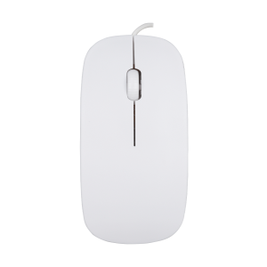MOUSE USB CABLE BLANCO