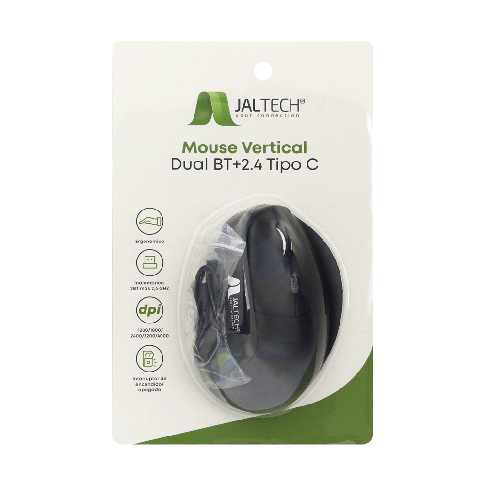 MOUSE VERTICAL DUAL BT+2.4 TIPO C - Image 5