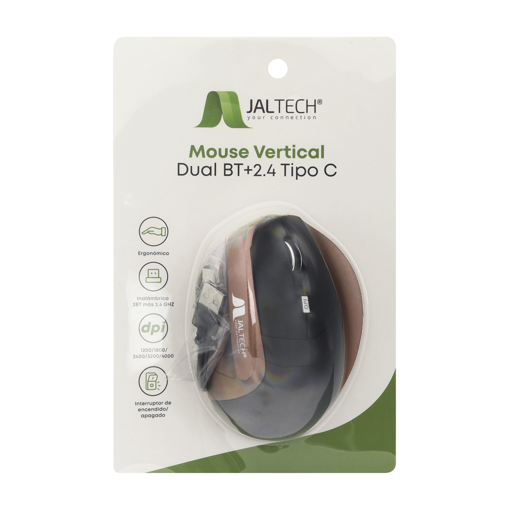 MOUSE VERTICAL DUAL BT+2.4 TIPO C - Image 8