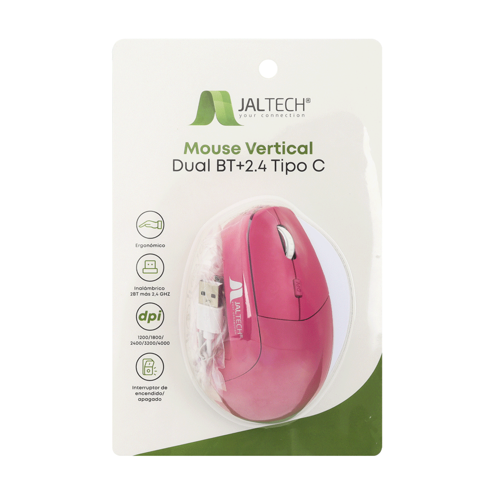 MOUSE VERTICAL DUAL BT+2.4 TIPO C - Image 11