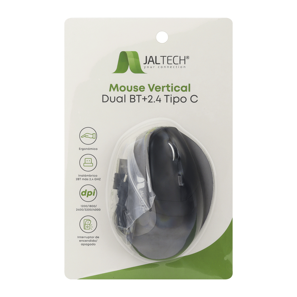 MOUSE VERTICAL DUAL BT+2.4 TIPO C - Image 14