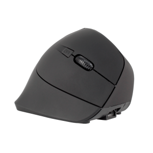 MOUSE VERTICAL INALAM. RECARGABLE BLACK